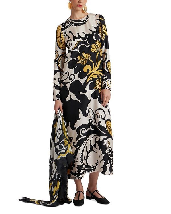 ラ・ダブル・ジェイ レディース トップス ワンピース シルク La DoubleJ Silk Long Sleeve Swing Dress Marea