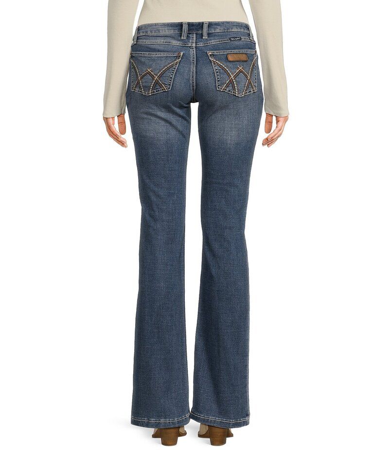 ラングラー レディース ボトムス デニムパンツ ブーツカット ブーツ ジーンズ WranglerR Mae Mid Rise Bootcut Stretch Jeans Deadwood ラングラー レディース ボトムス デニムパンツ ブーツカット ブーツ ジーンズ WranglerR Mae Mid Rise Bootcut Stretch Jeans Deadwood