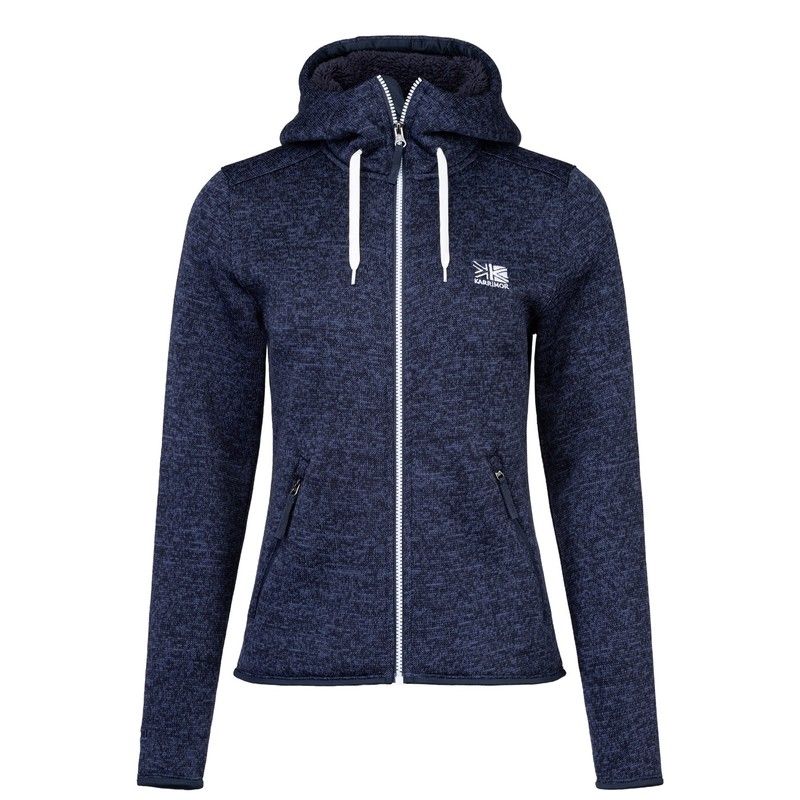 カリマー レディース アウター パーカー・スウェット フリース パーカー Karrimor Orbit Fleece Hoodie Womens Navy ネイビー