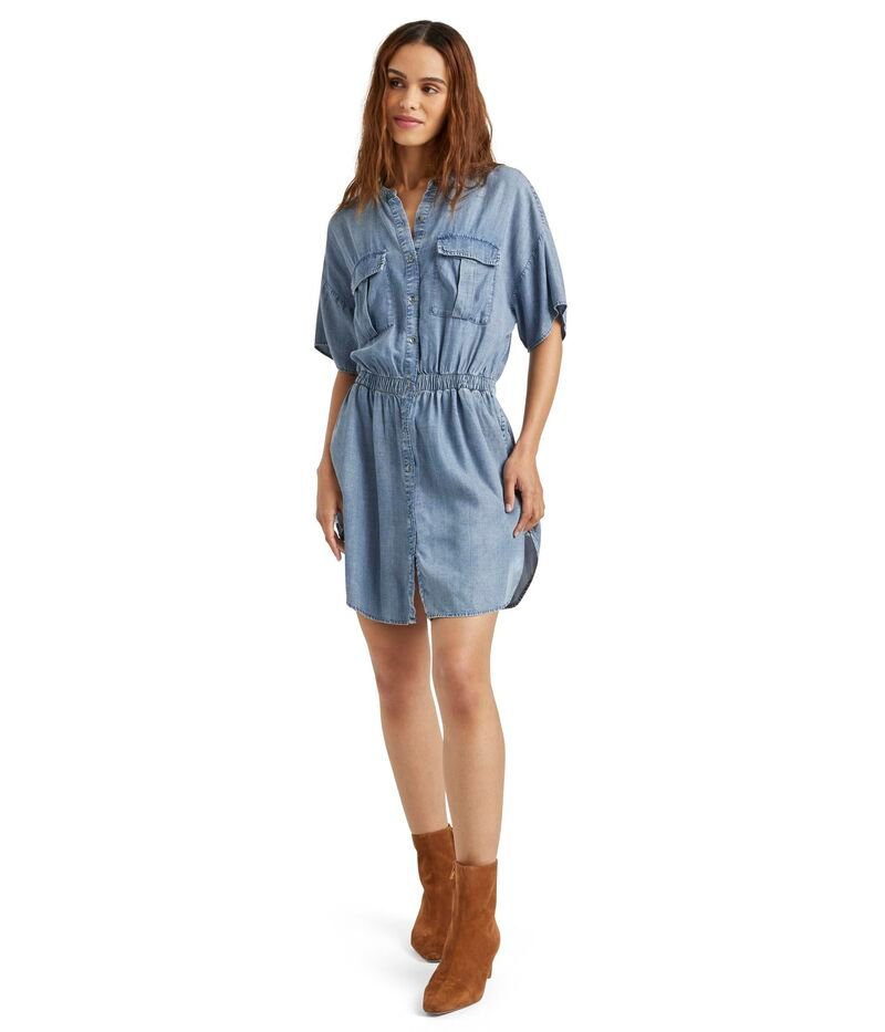 スプレンディット レディース トップス ワンピース ミニ Splendid Racquel Indigo Mini Dress Indigo インディゴ