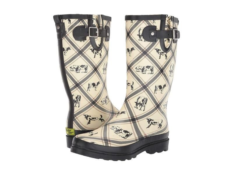 ウエスタンチーフ レディース シューズ ブーツ・レインブーツ プリントール Western Chief Printed Tall Rain Boot Country Cows