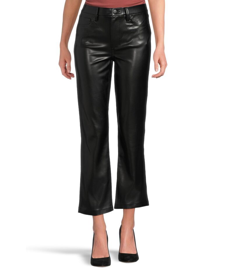 ジョーズジーンズ レディース ボトムス デニムパンツ アンクル レザー Joes Jeans The Lyra Slim Ankle Vegan Leather Black ブラック