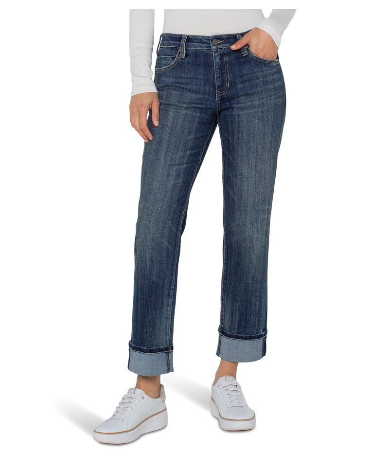リヴァプール ロサンゼルス レディース ボトムス デニムパンツ ジーンズ Liverpoolos Angeles Marley Midrise Girlfriend Cuffed Jeansaylor