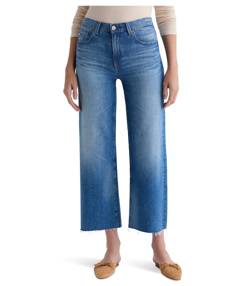 エージージーンズ レディース ボトムス デニムパンツ ワイドレッグ AG Jeansaige Mid Rise Wide Leg Crop In 13 Years Allure 13 Years Al