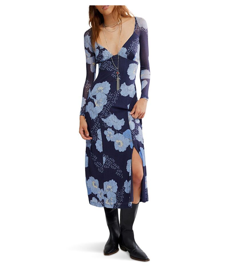 フリーピープル レディース トップス ワンピース ミディ Free People Calla Midi Sky Combo