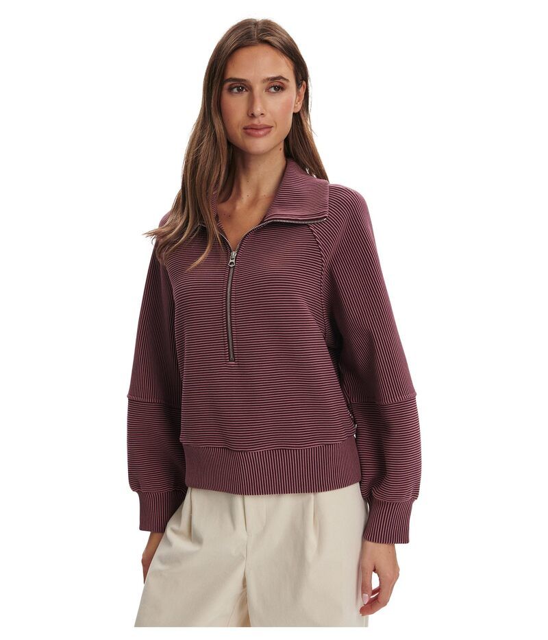 バーレイ レディース アウター パーカー・スウェット Varley Milano 12 Zip Sweat 20 SassafrassWistful Mauve