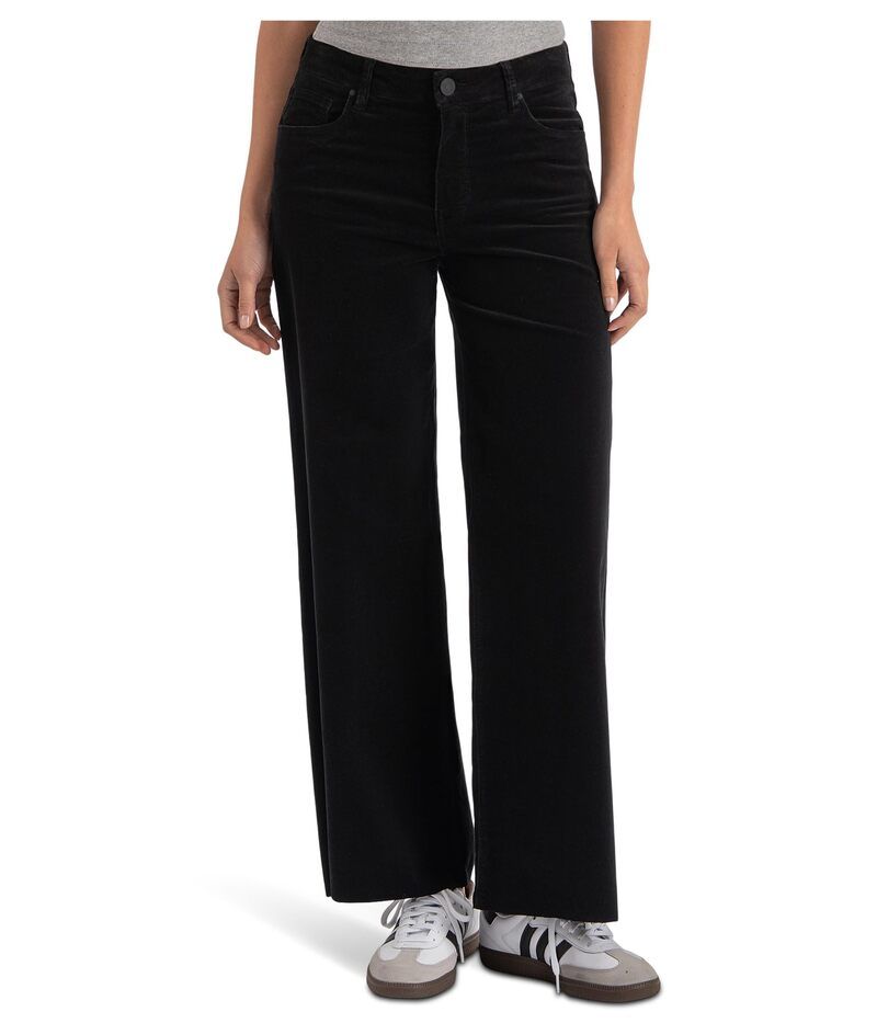 カットフロムザクロス レディース ボトムス デニムパンツ ワイドレッグ KUT from the Kloth Meg HighRise Fab Wide Leg Raw HemLong Inseam