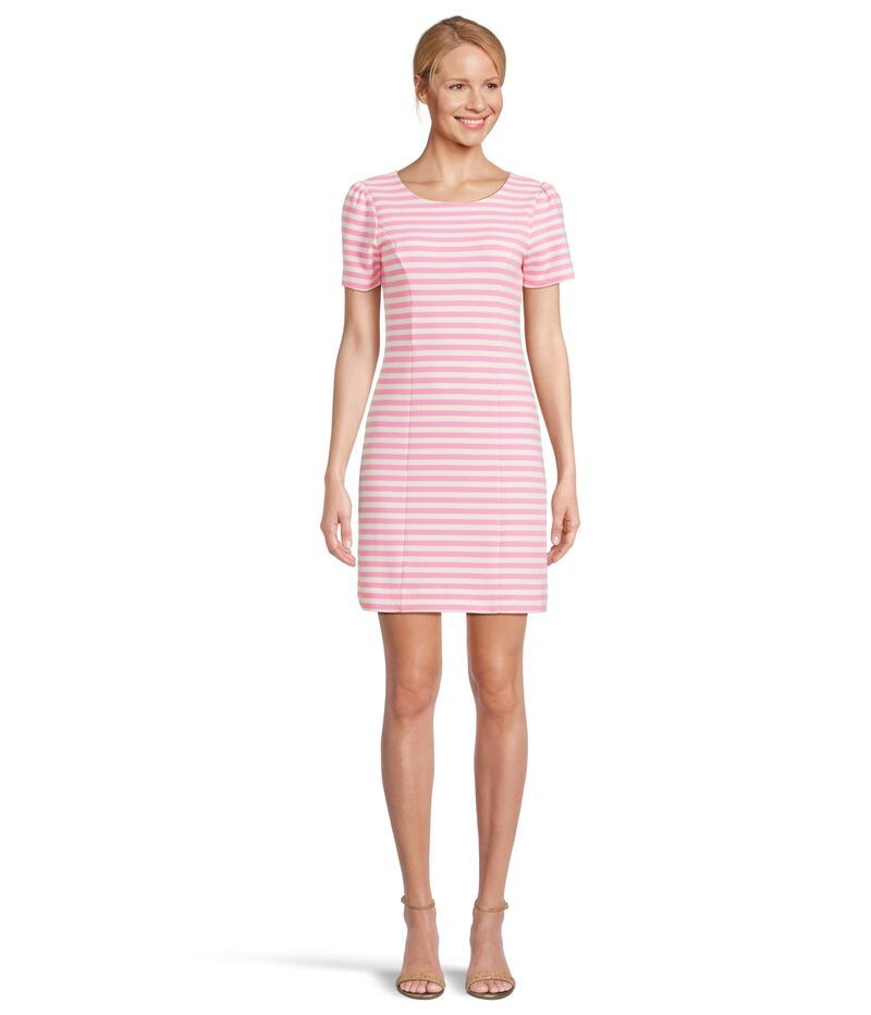 リリーピュリッツァー レディース トップス ワンピース Lilly Pulitzer Pemberly Dress Rousseau Pink Plume Bloom Stripe ピンク