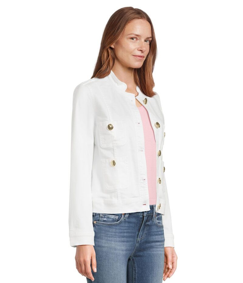 リリーピュリッツァー レディース アウター コート デニム ジャケット Lilly Pulitzer Shepa Denim Jacket Resort White ホワイト リリーピュリッツァー レディース アウター コート デニム ジャケット Lilly Pulitzer Shepa Denim Jacket Resort White ホワイト