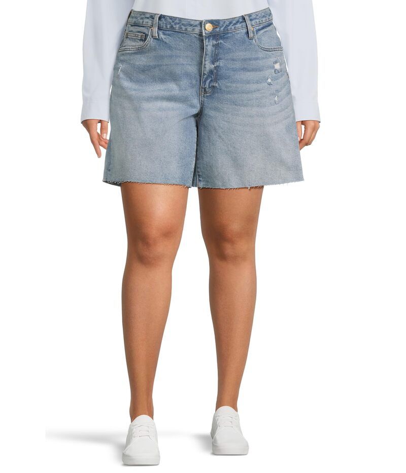 カットフロムザクロス レディース ボトムス ハーフパンツ・ショーツ プラスサイズ KUT from the Kloth Plusize Hailey High Rise Long BermudaBas