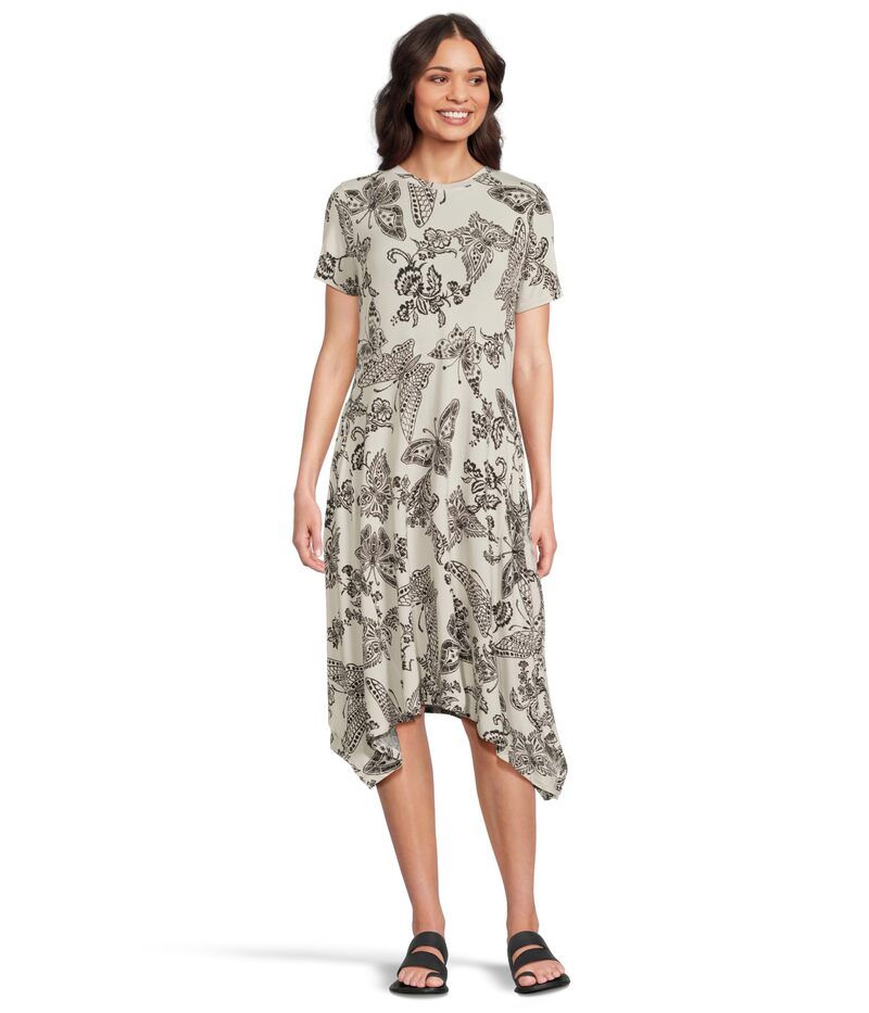 ジョニーワズ レディース トップス ワンピース Johnny Was The Janie Favorite Short Hankerchief Hem Dress Sy Sydneebw