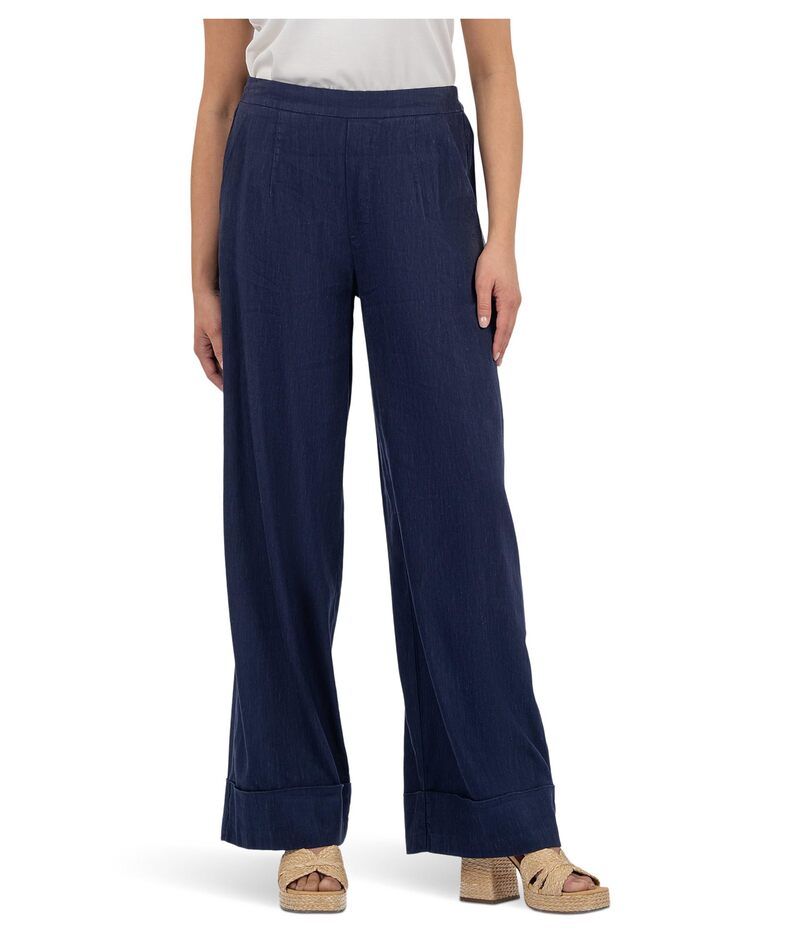 カットフロムザクロス レディース ボトムス デニムパンツ ワイドレッグ KUT from the Kloth Meg High Rise Wide Leg Ink Blue ブルー