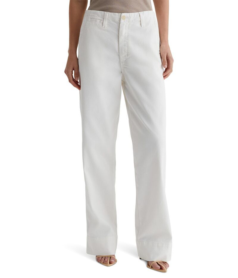エージージーンズ レディース ボトムス デニムパンツ ワイドレッグ AG Jeans Allegra High Rise Wide Leg Pants in Powder Powder
