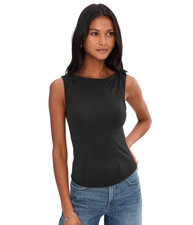 フリーピープル レディース トップス シャツ Free People Iconic Tank Black ブラック
