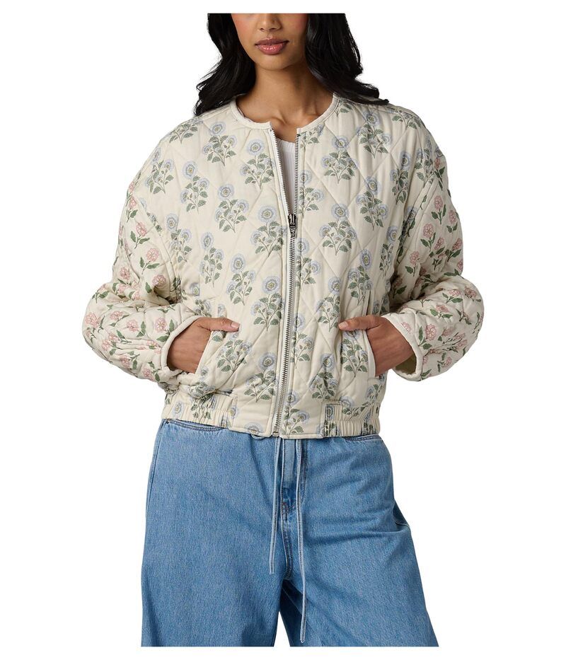 ブランクニューヨーク レディース アウター コート キルティング ジャケット Blank NYC Block Party Quilted Bomber Jacket Multicolor マルチカラー