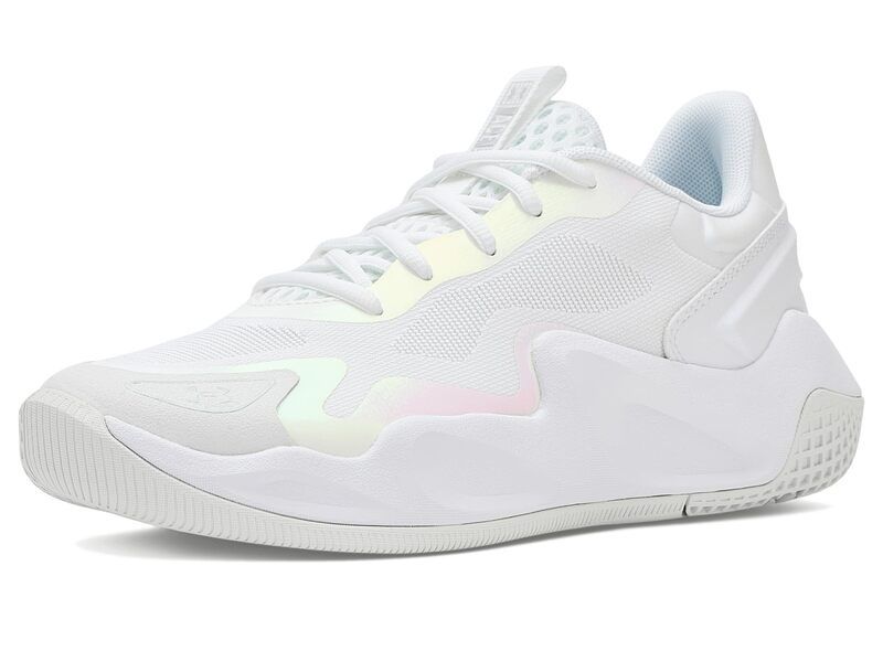 アンダーアーマー レディース シューズ スニーカー Under Armour Ace Low 2 Volleyball Shoes WhiteWhiteHal ホワイト
