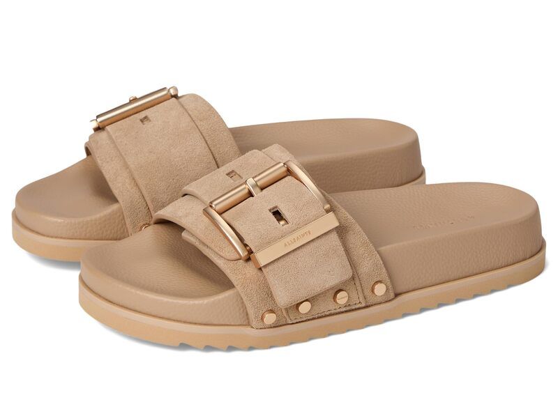 オールセインツ レディース シューズ サンダル AllSaints Ellie Stud Slider Sand Brown ブラウン