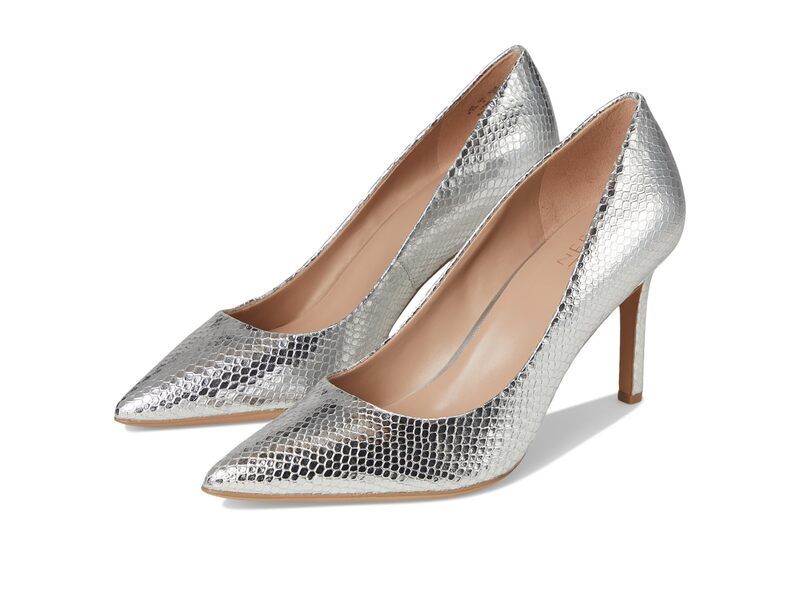 ナチュライザー レディース シューズ ヒール Naturalizer Anna Silver Leather シルバー