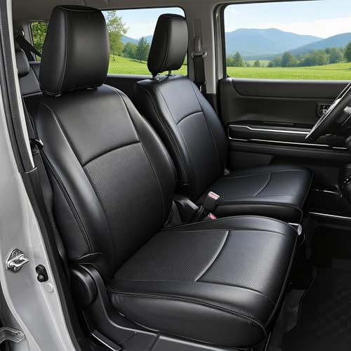 R◆YORKNEIC シートカバー スズキ対応 ハスラー MR52S MR92S対応 2020年?2024年 2WD/4WD車 4人乗り 専用設計 PUレザー 防水 座席保護カバー 全席セット ブラック