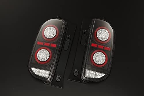 R◆[流星バージョン]ハスラーMR31S/MR41S オールLEDテールランプ [Evolution F] /フレアクロスオーバー (クリア/インナーブラック/レッドバー)