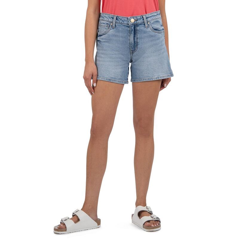 カットフロムザクロス レディース ボトムス ハーフパンツ・ショーツ KUT from the Kloth Jane High Rise Long Short With Regular Hem Peac