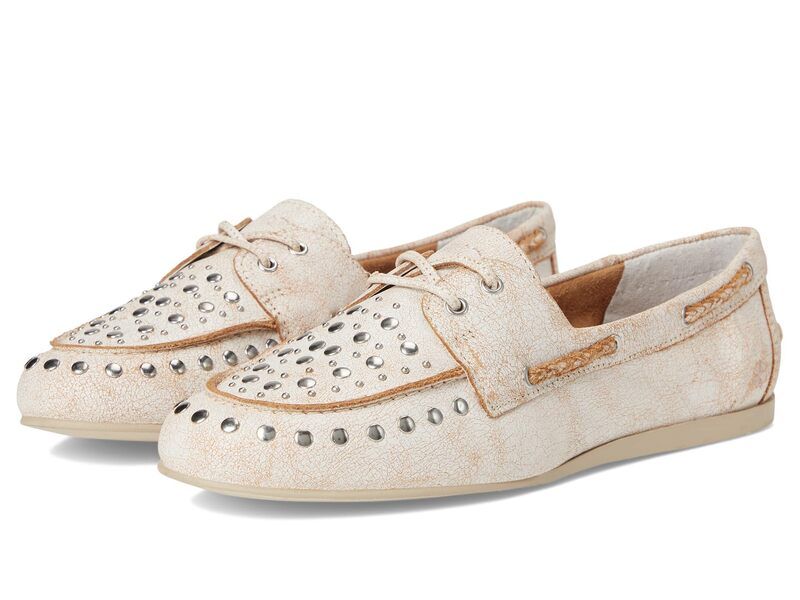 ラッキーブランド レディース シューズ スリッポン・ローファー ミニ Lucky Brand Timini Studded Loafer White ホワイト
