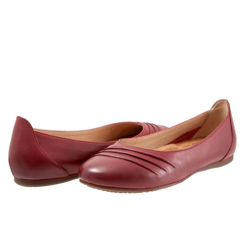 ソフトウォーク レディース シューズ ブーツ・レインブーツ SoftWalk Safi Dark Red レッド