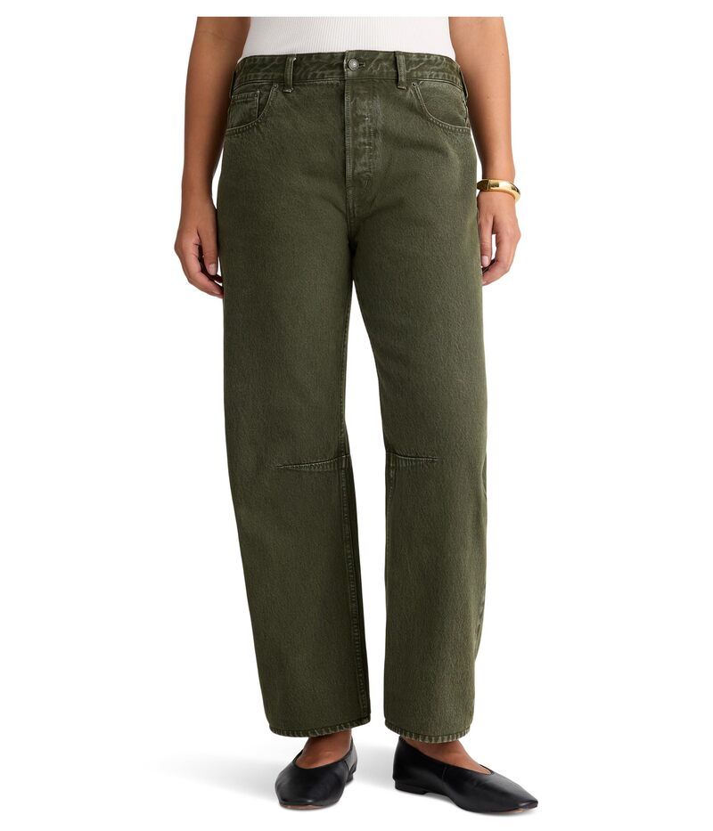 メイドウェル レディース ボトムス デニムパンツ Madewell Darted BarrelLeg Jean in Mossy Umber Mossy Umber