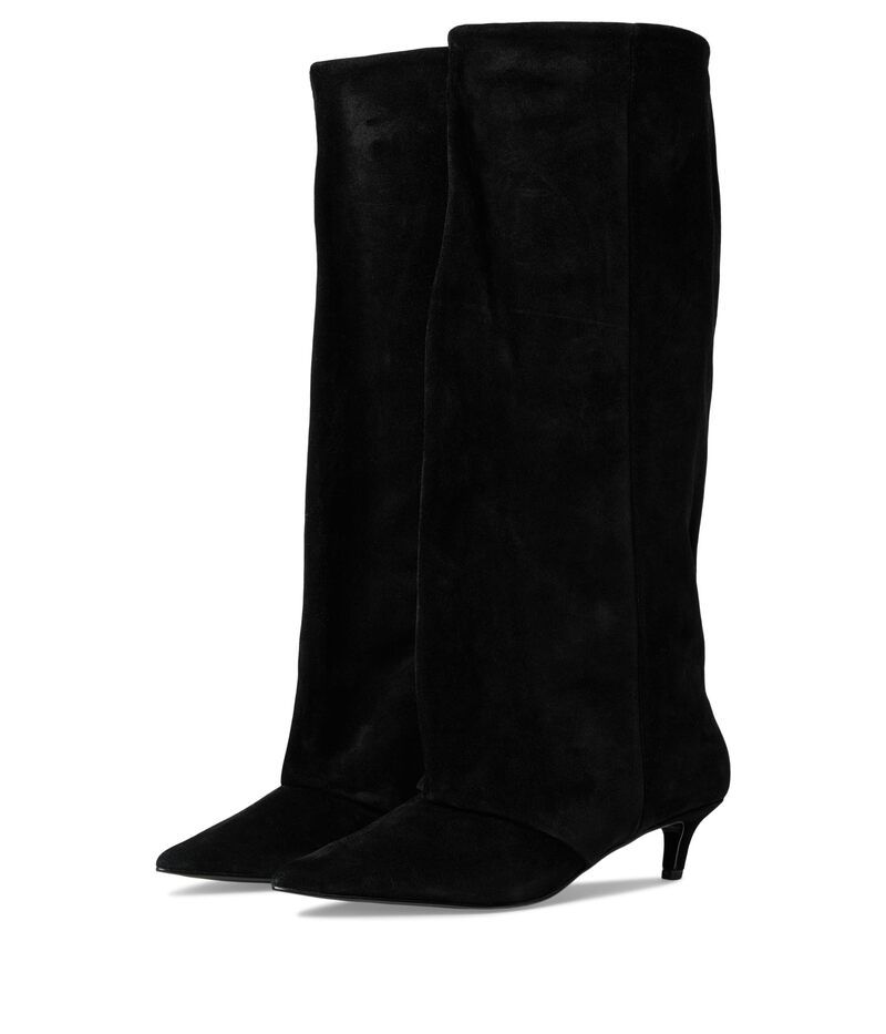 スティーブ マデン レディース シューズ ブーツ・レインブーツ Steve Madden Luca Black Suede ブラック