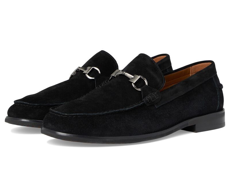 スティーブ マデン メンズ シューズ スリッポン・ローファー Steve Madden Alfio Black Suede ブラック
