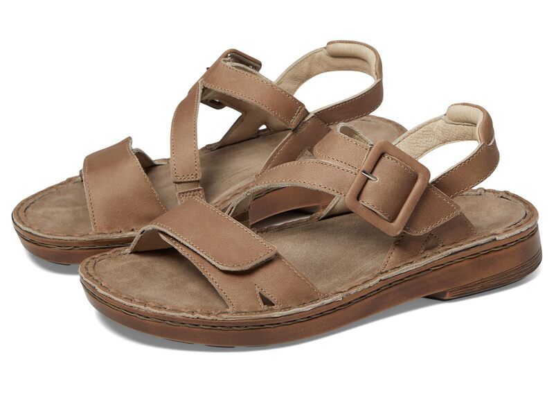 ナオト レディース シューズ サンダル Naot Castelo Khaki Beige Lea カーキ