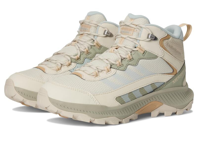 メレル レディース シューズ ブーツ・レインブーツ Merrell Speed Strike 2 Mid Waterproof Eggshell