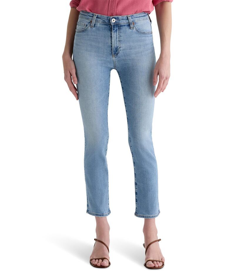 エージージーンズ レディース ボトムス デニムパンツ AG Jeans Mari MidRise Slim Straight Crop Jeans in Marina Marina Blue ブルー
