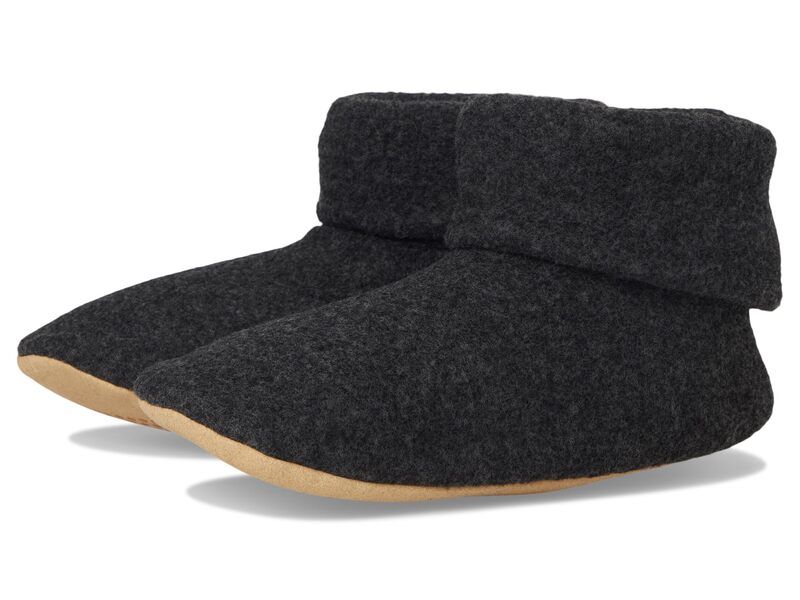 スマートウール メンズ アンダーウェア 靴下 フリース Smartwool Second Cut Fleece Slipper Charcoal チャコール