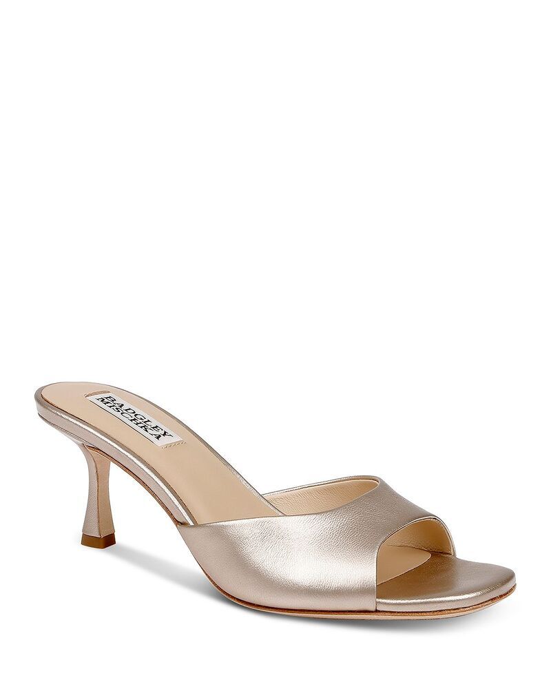 バッジェリーミシュカ レディース シューズ サンダル Badgley Mischka Womens Draya Slide Sandals Champagne シャンパン