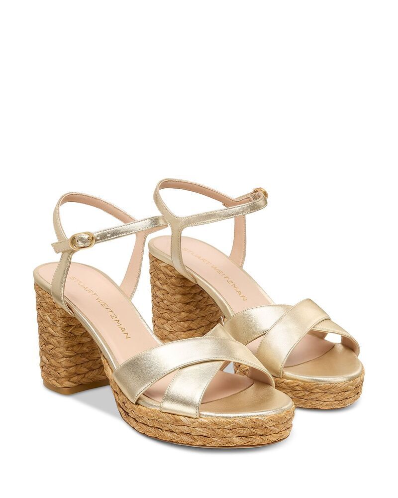 スチュアート ワイツマン レディース シューズ サンダル プラットフォーム レザー Stuart Weitzman Womens Dayna Leather Espadrille Platform S