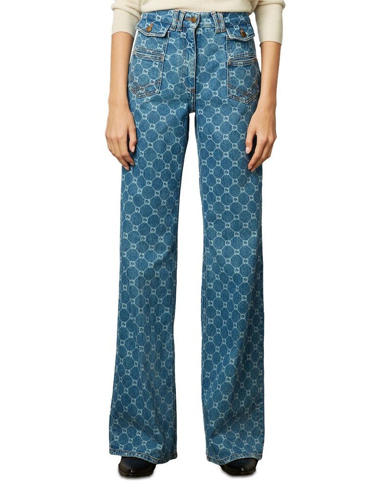 ジェラルド・ダレル レディース ボトムス デニムパンツ ブーツカット ブーツ ジーンズ Gerardarel Anna Mid Rise Bootcut Jeans Blue ブルー
