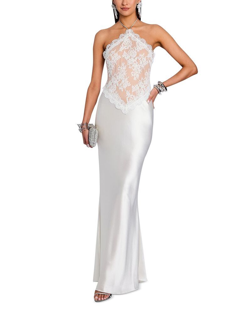 レトロフェット レディース トップス ワンピース レース Retrofete Costanza Lace Dress Ivory アイボリー