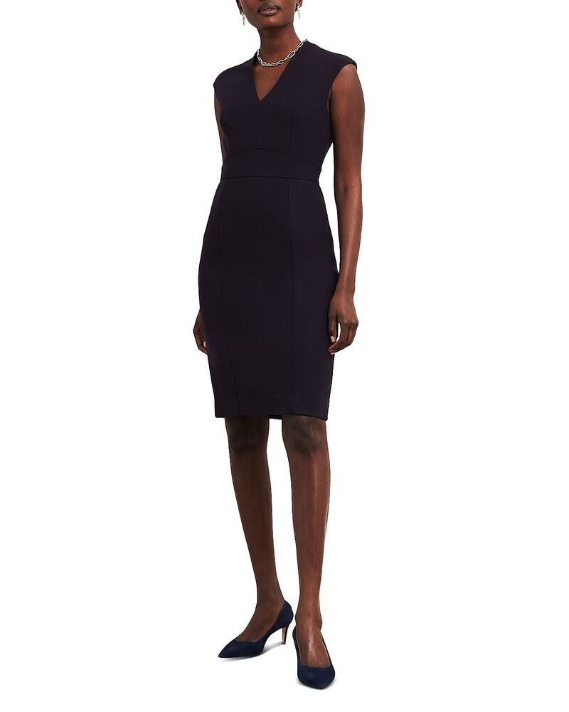 ホッブスロンドン レディース トップス ワンピース プチ HOBBS LONDON Petite Aly Dress Navy ネイビー