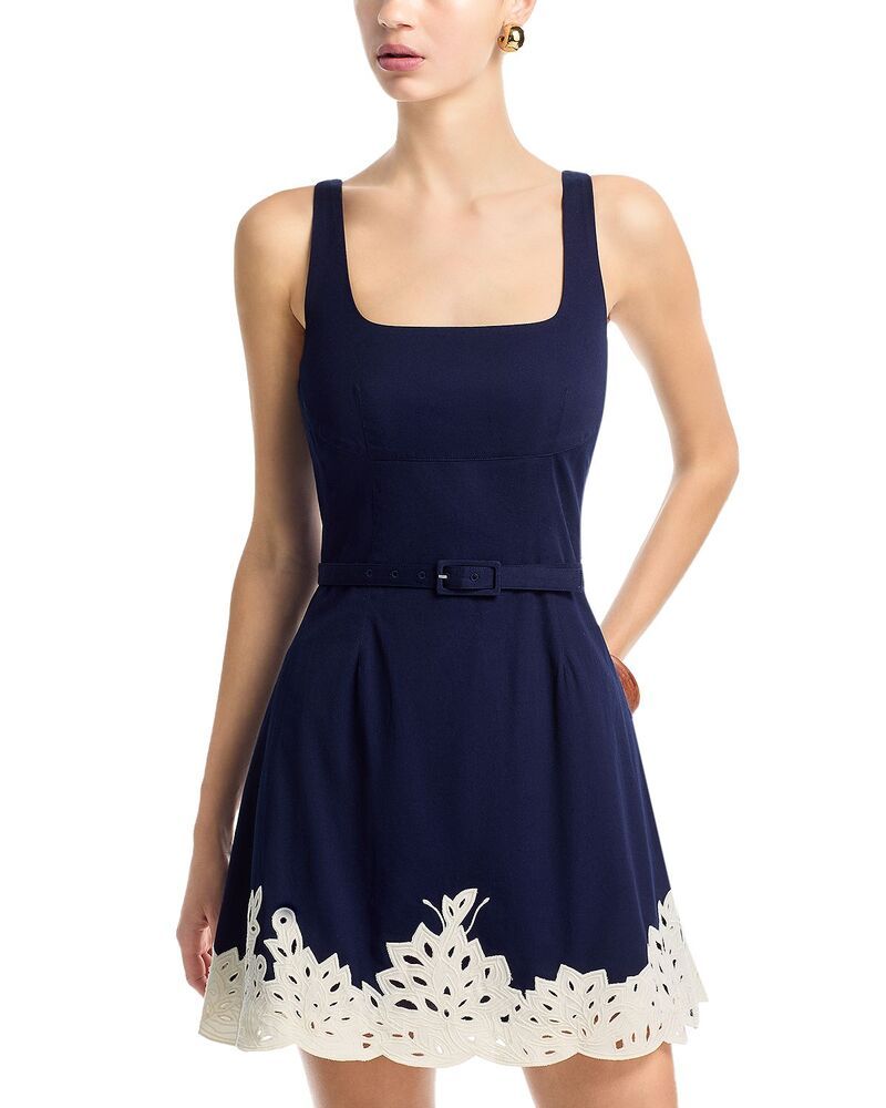 タニアテイラー レディース トップス ワンピース Tanya Taylor Paige Dress Maritime Blue ブルー