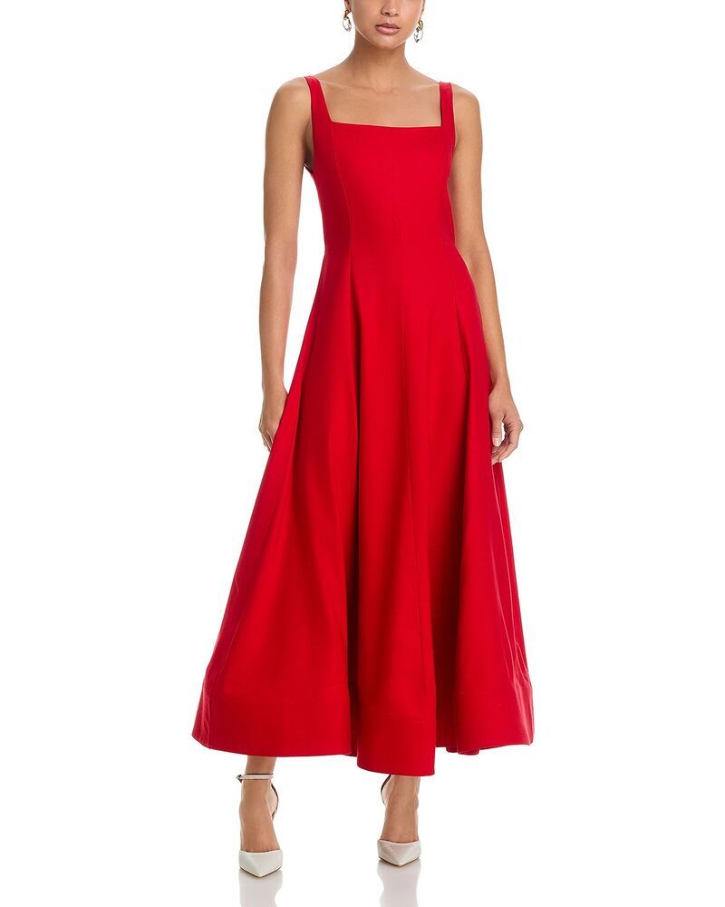 アリスアンドオリビア レディース トップス ワンピース Alice and Olivia Polly Seamedress Chili Pepper