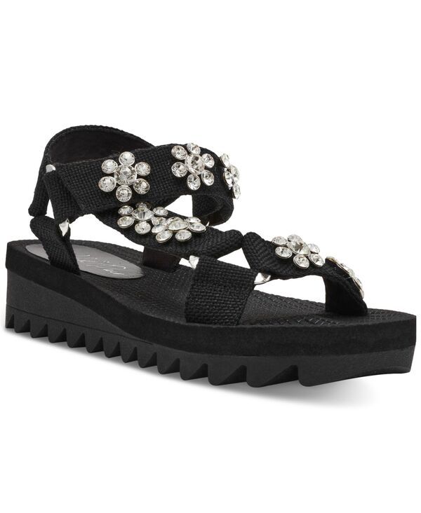 ワイルド ペアー レディース シューズ サンダル Wild Pair Kudose Sporty Embellished Sandals Created for Macys Black ブラック