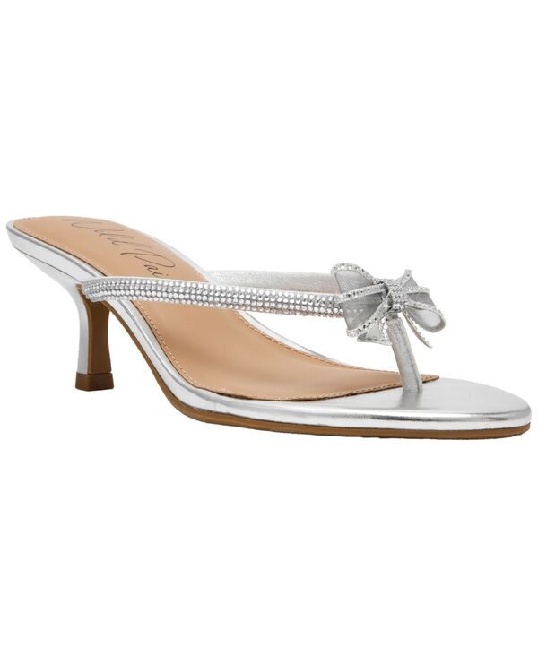 ワイルド ペアー レディース シューズ スリッポン・ローファー サンダル Wild Pair Womensilree SlipOn Bow Sandals Macys Exclusive Silver 14,985円