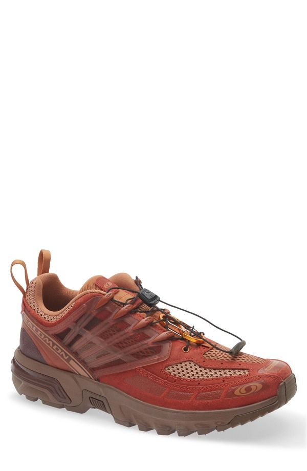 サロモン メンズ シューズ スニーカー Salomon ACS Pro Red Ashes Running Sneaker Pecan Brown Chili Mustang ブラウン