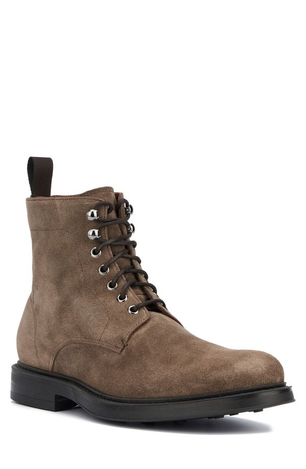 アクアタリア メンズ シューズ ブーツ・レインブーツ Aquatalia Bernardo Waterepellent Combat Boot Flint