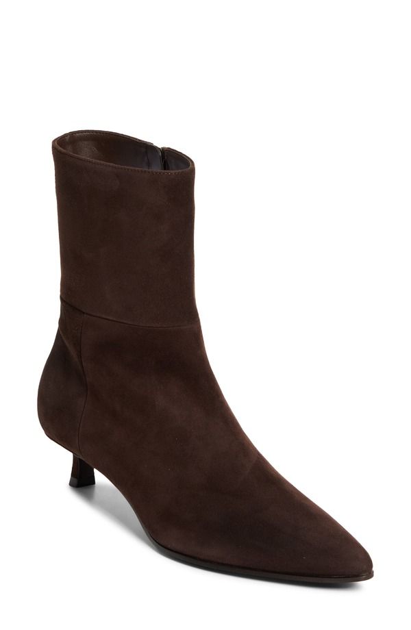 ジミーチュー レディース シューズ ブーツ・レインブーツ アンクル ヒール Jimmy Choo Lory Kitten Heel Ankle Boot Chocolate チョコレート