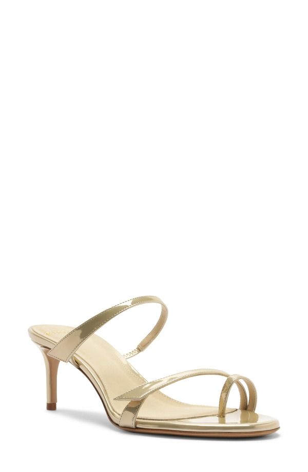 アレクサンドラバードマン レディース シューズ サンダル トール Alexandre Birman Tita Metallic Sandal Yellow イエロー