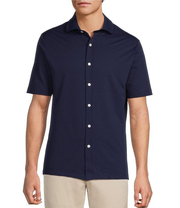 ハート シャフナー マルクス メンズ トップス シャツ Hart Schaffner Marx Luxury Performance The Driver Short Sleeve Solid But
