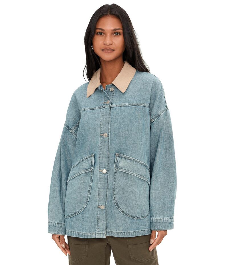 フリーピープル レディース アウター コート デニム ジャケット Free People We The Free Lemon Denim Jacket Berry Blues デニム