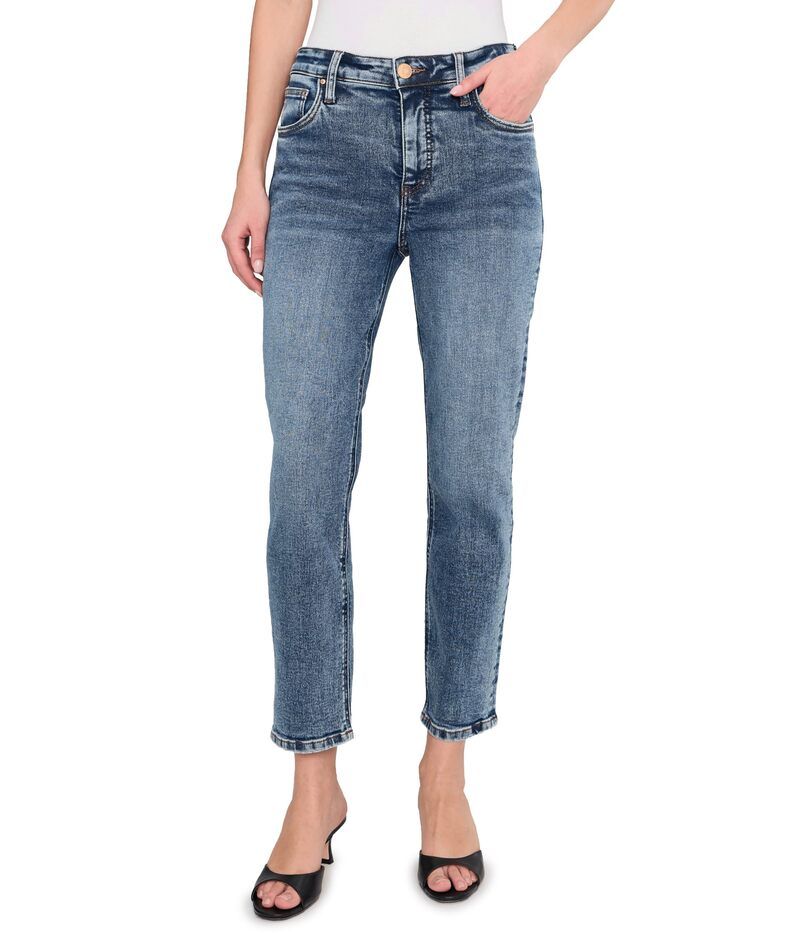 カットフロムザクロス レディース ボトムス デニムパンツ KUT from the Kloth Rachael High Rise Fab Mom Jean Regular Hem Radiant